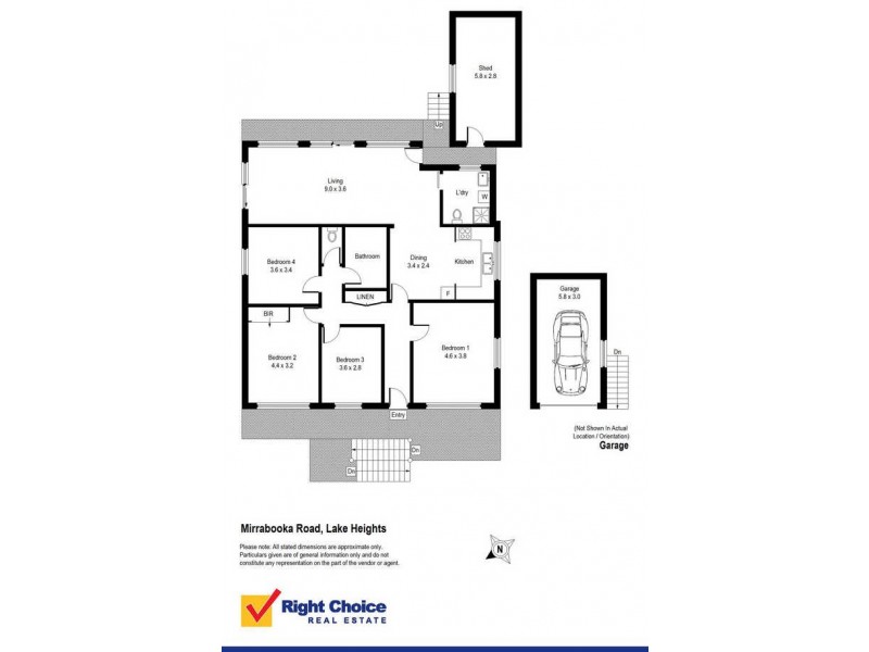 5 Mirrabooka Road, Lake Heights NSW 2502 Floorplan