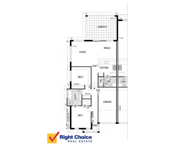 1/174 Pioneer Drive, Flinders NSW 2529 Floorplan