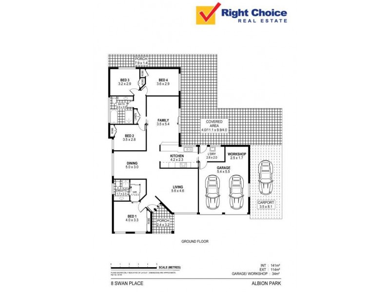 8 Swan Place, Albion Park NSW 2527 Floorplan
