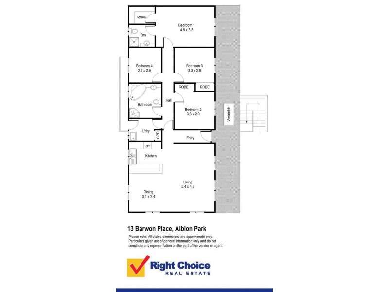 13 Barwon Place, Albion Park NSW 2527 Floorplan