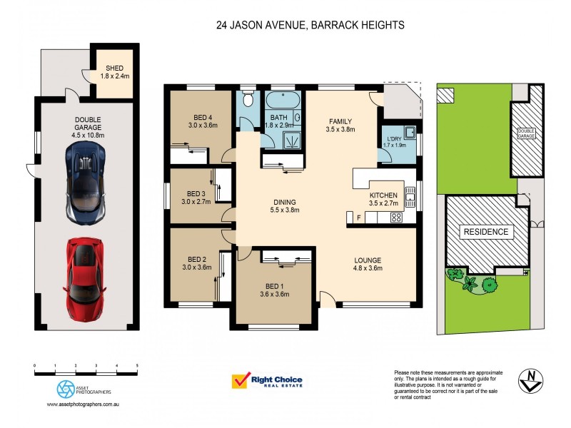 24 Jason Avenue, Barrack Heights NSW 2528 Floorplan