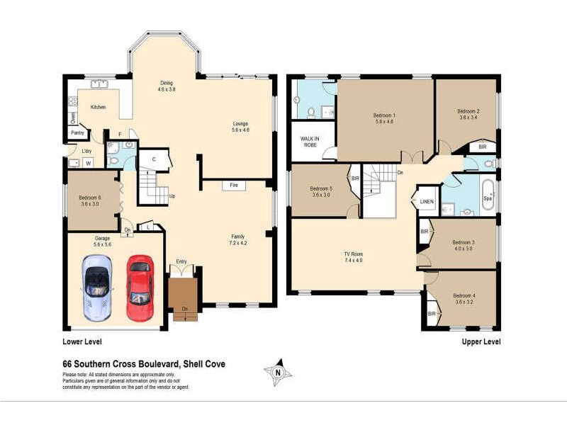 66 Southern Cross Boulevard, Shell Cove NSW 2529 Floorplan