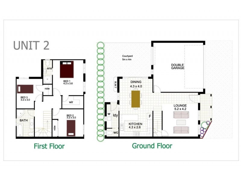 2/27 Fisher Street, Oak Flats NSW 2529 Floorplan