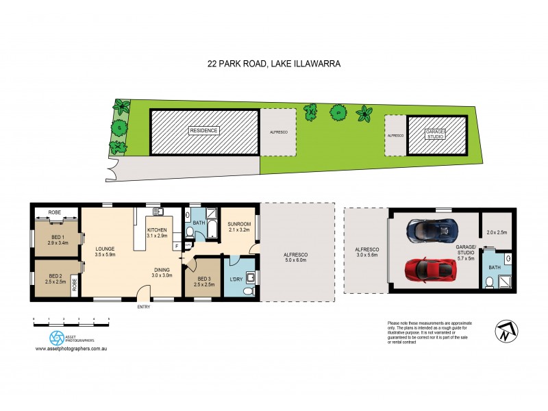 22 Park Road, Lake Illawarra NSW 2528 Floorplan