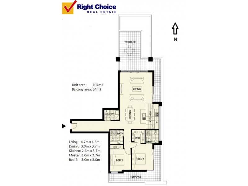 1/14-16 Virginia Street, North Wollongong NSW 2500 Floorplan
