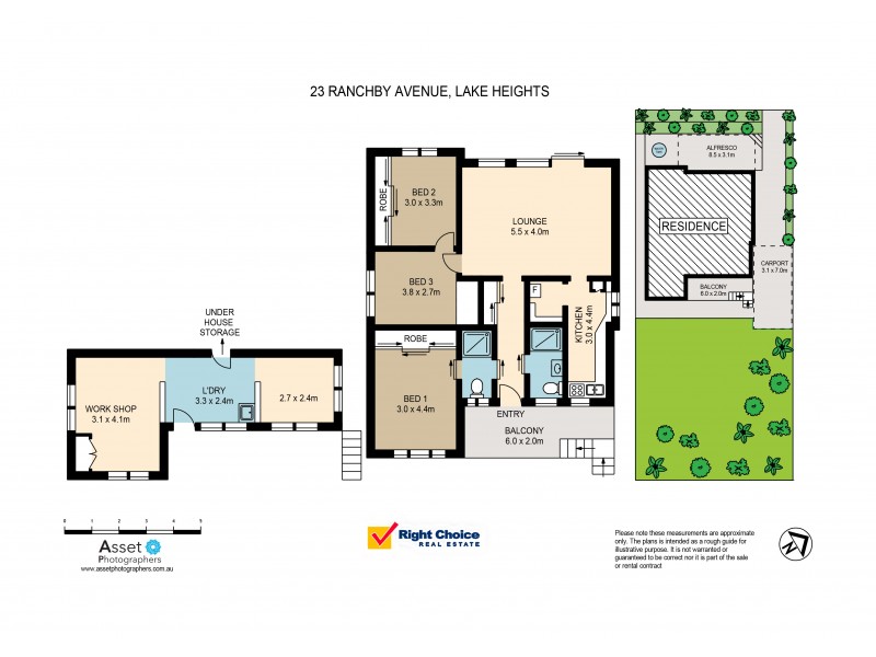 23  Ranchby Avenue, Lake Heights NSW 2502 Floorplan