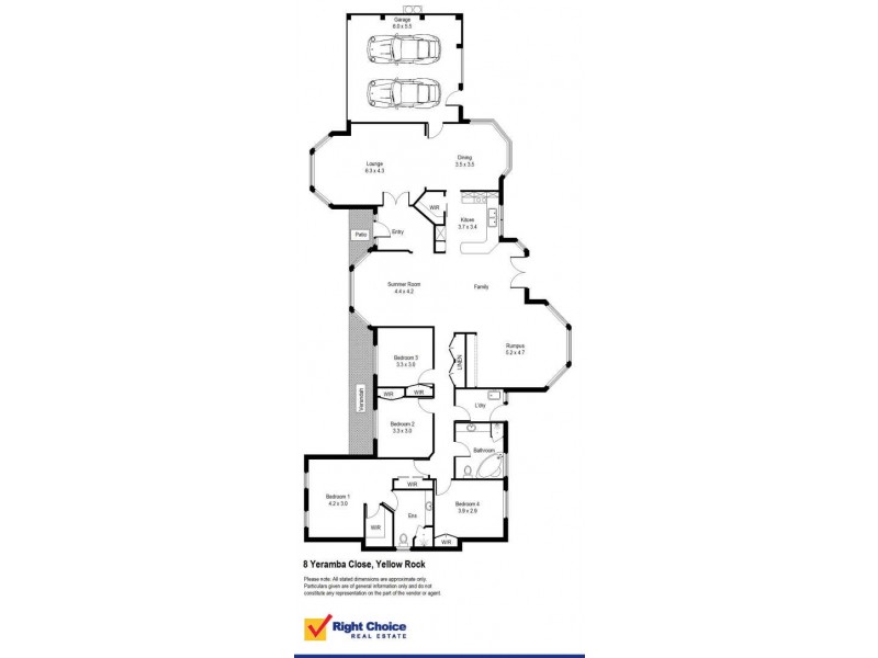 8 Yeramba Close, Yellow Rock NSW 2527 Floorplan