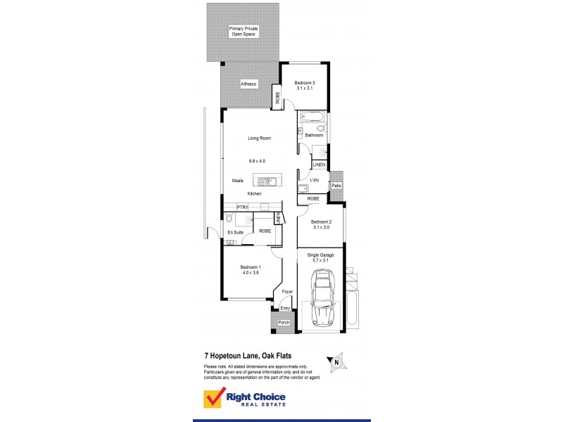7 Hopetoun Lane, Oak Flats NSW 2529 Floorplan