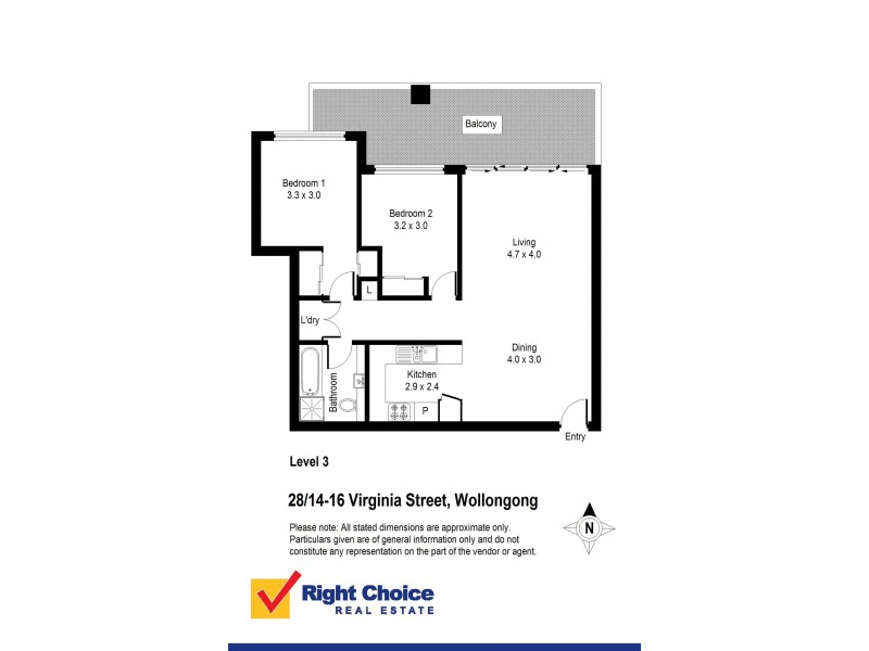 28/14-16 Virginia Street, North Wollongong NSW 2500 Floorplan