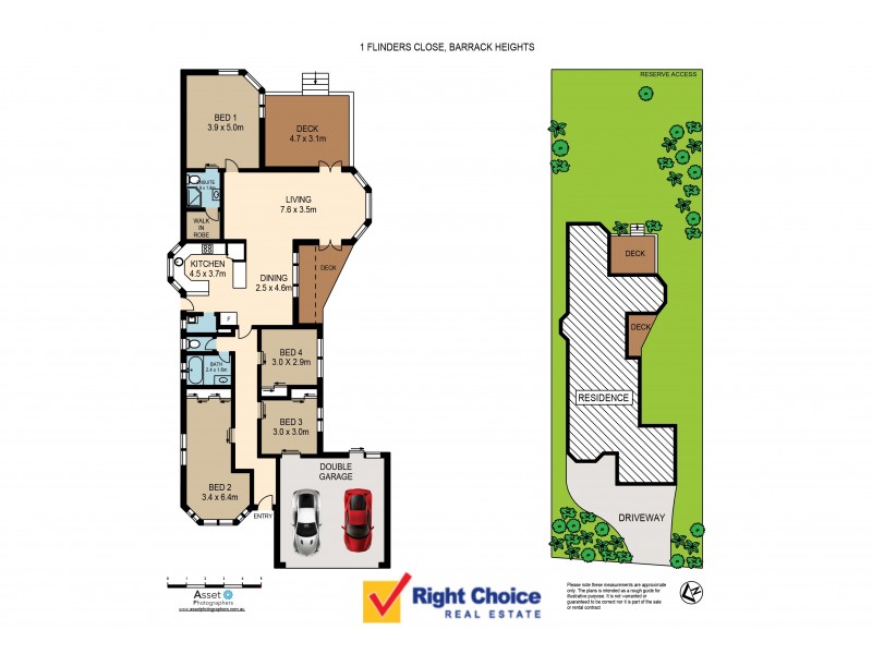 1 Flinders Close, Barrack Heights NSW 2528 Floorplan