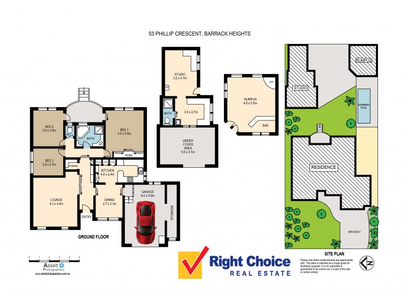 53 Phillip Crescent, Barrack Heights NSW 2528 Floorplan