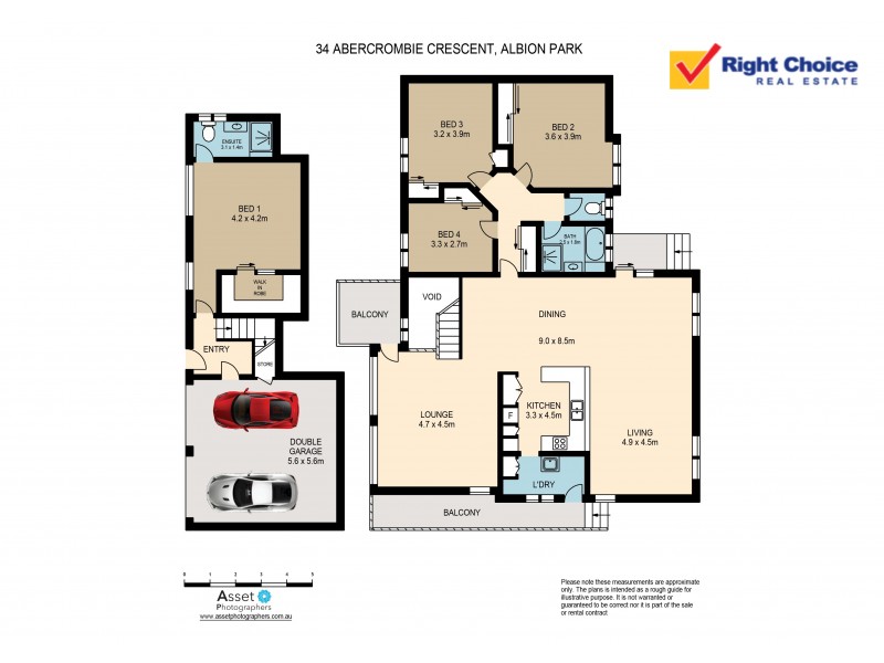 34 Abercrombie Crescent, Albion Park NSW 2527 Floorplan