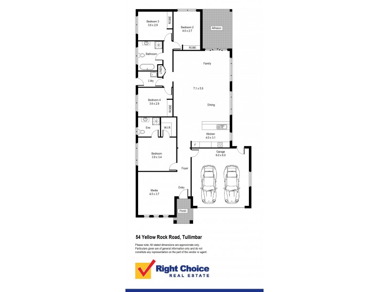 54 Yellow Rock Road, Albion Park NSW 2527 Floorplan