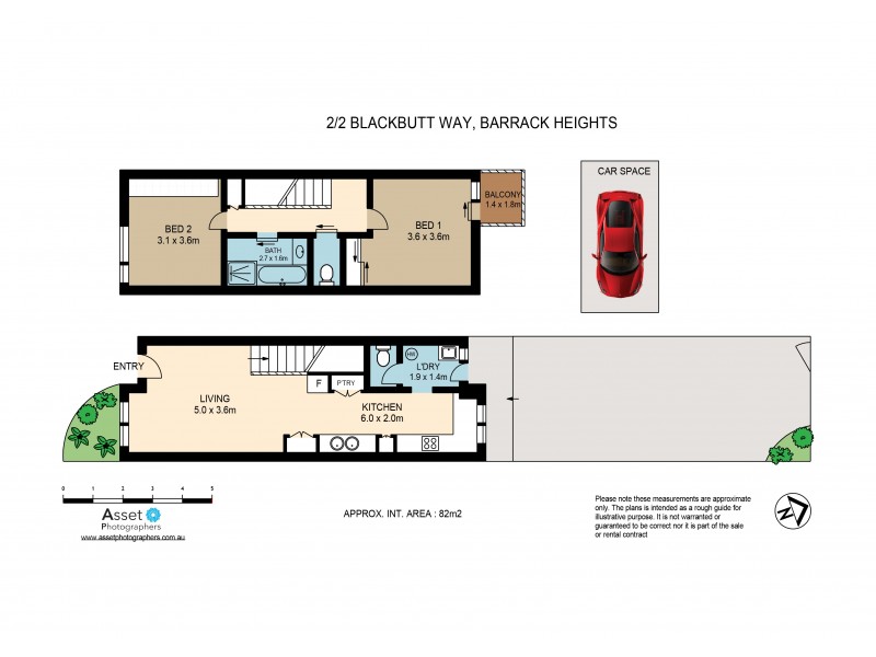 2/2 Blackbutt Way, Barrack Heights NSW 2528 Floorplan