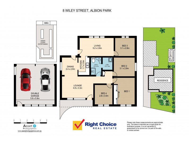8 Wiley Street, Albion Park NSW 2527 Floorplan