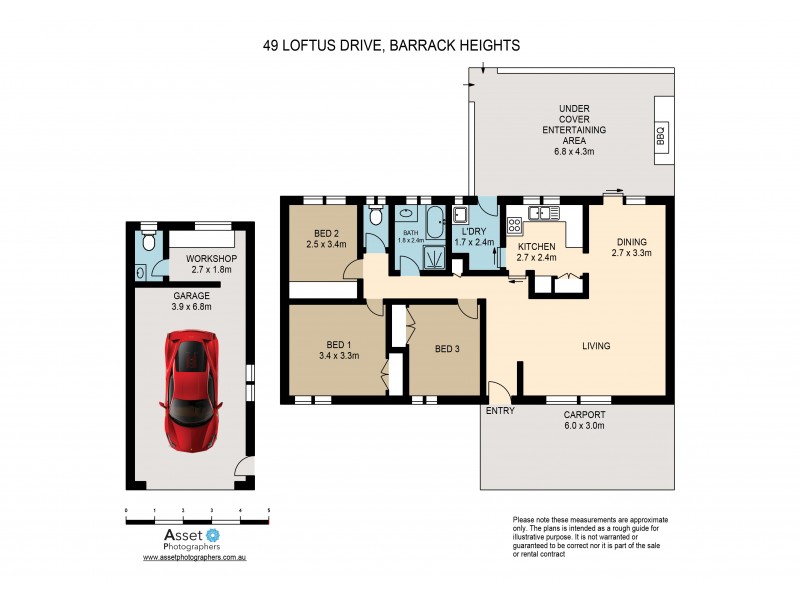 49 Loftus Drive, Barrack Heights NSW 2528 Floorplan