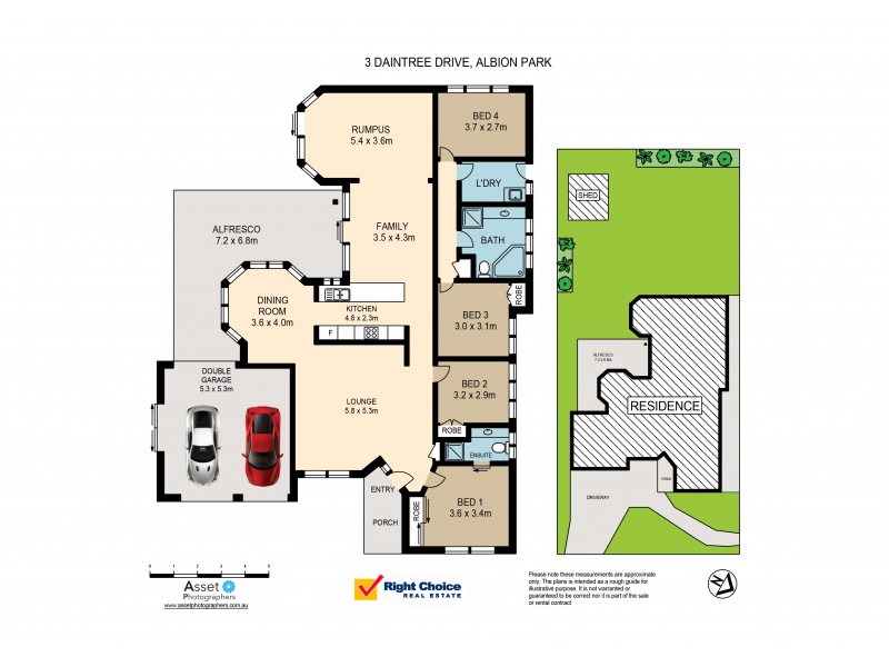 3 Daintree Drive, Albion Park NSW 2527 Floorplan