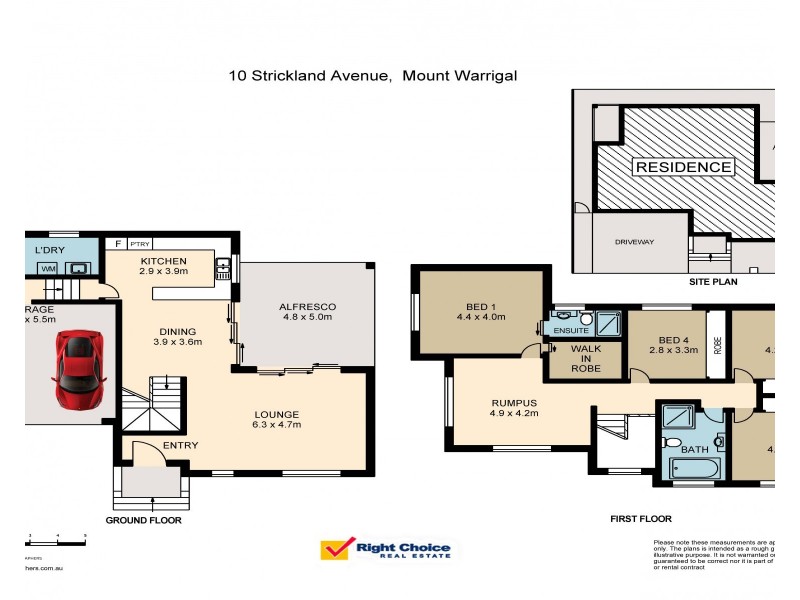 10 Strickland Avenue, Mount Warrigal NSW 2528 Floorplan