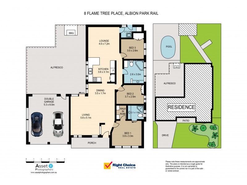 8 Flame Tree Place, Albion Park Rail NSW 2527 Floorplan