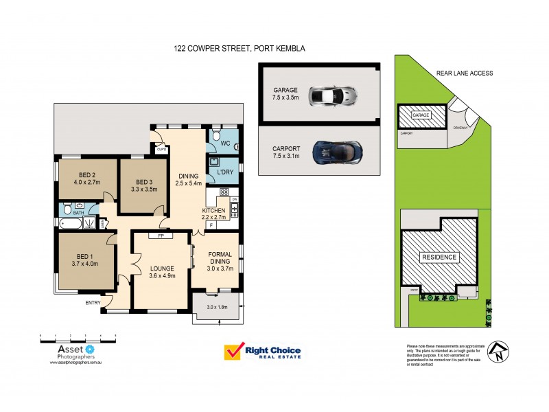 122 Cowper Street, Port Kembla NSW 2505 Floorplan