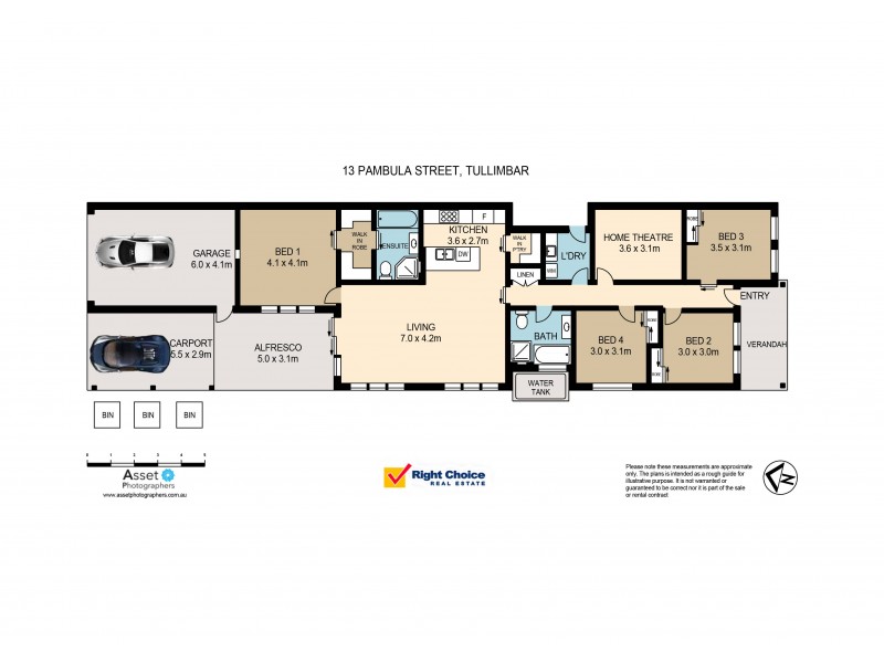 13 Pambula Street, Tullimbar NSW 2527 Floorplan