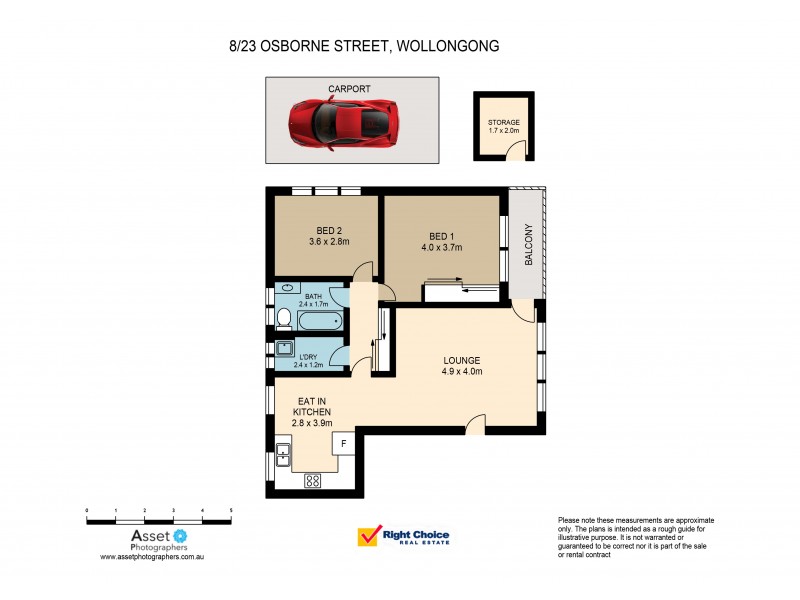 8/23 Osborne Street, Wollongong NSW 2500 Floorplan