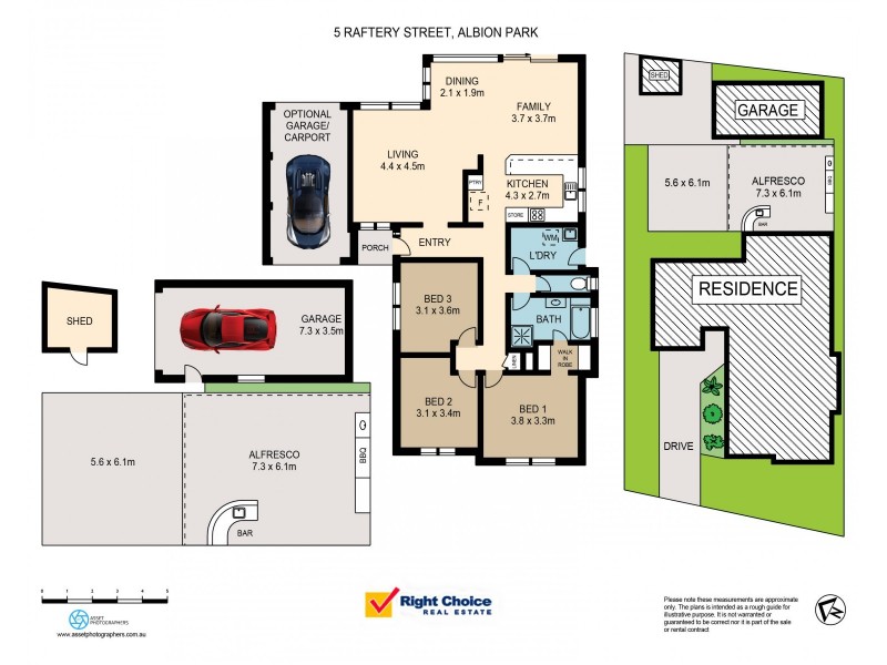 5 Raftery Street, Albion Park NSW 2527 Floorplan