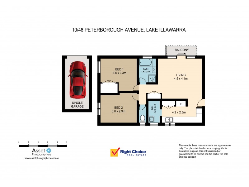 10/46-48 Peterborough Avenue, Lake Illawarra NSW 2528 Floorplan
