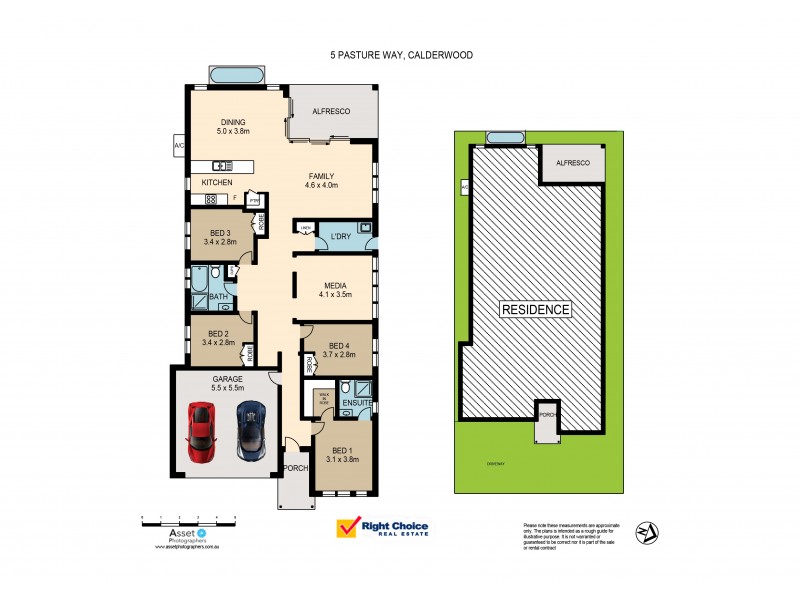 5 Pasture Way, Calderwood NSW 2527 Floorplan