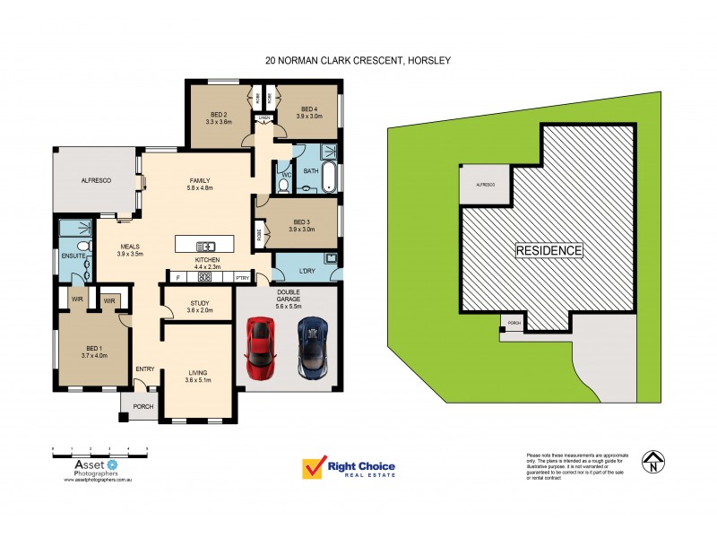 20 Norman Clark Crescent, Horsley NSW 2530 Floorplan