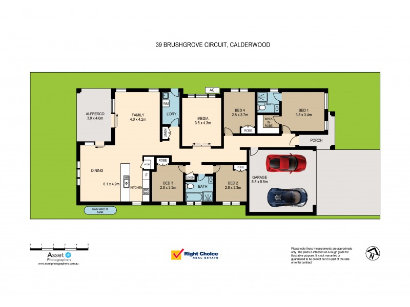 39 Brushgrove Circuit, Calderwood NSW 2527 Floorplan
