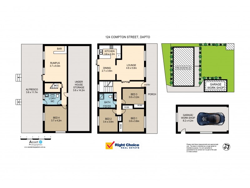 124 Compton Street, Dapto NSW 2530 Floorplan