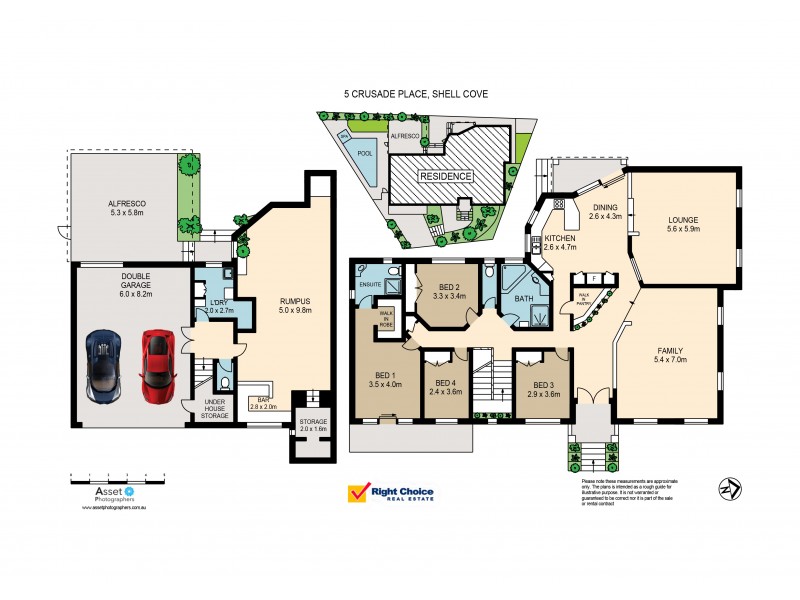 5 Crusade Place, Shell Cove NSW 2529 Floorplan