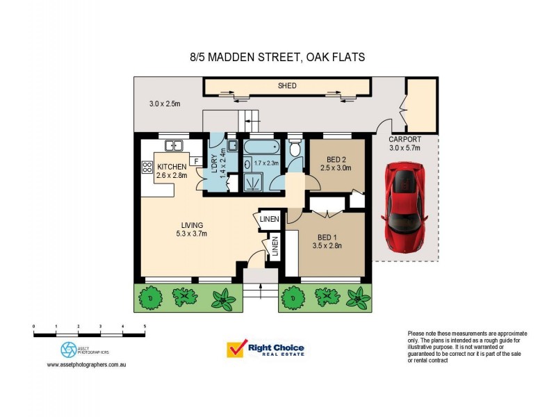8/5 Madden Street, Oak Flats NSW 2529 Floorplan