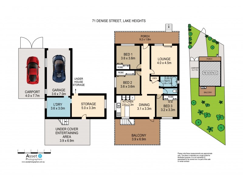 71 Denise Street, Lake Heights NSW 2502 Floorplan
