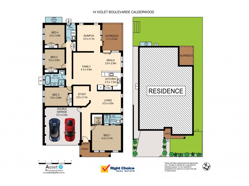 14 Violet Boulevard, Calderwood NSW 2527 Floorplan