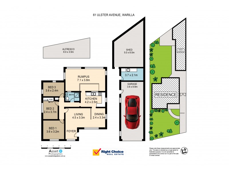 61 Ulster Avenue, Warilla NSW 2528 Floorplan
