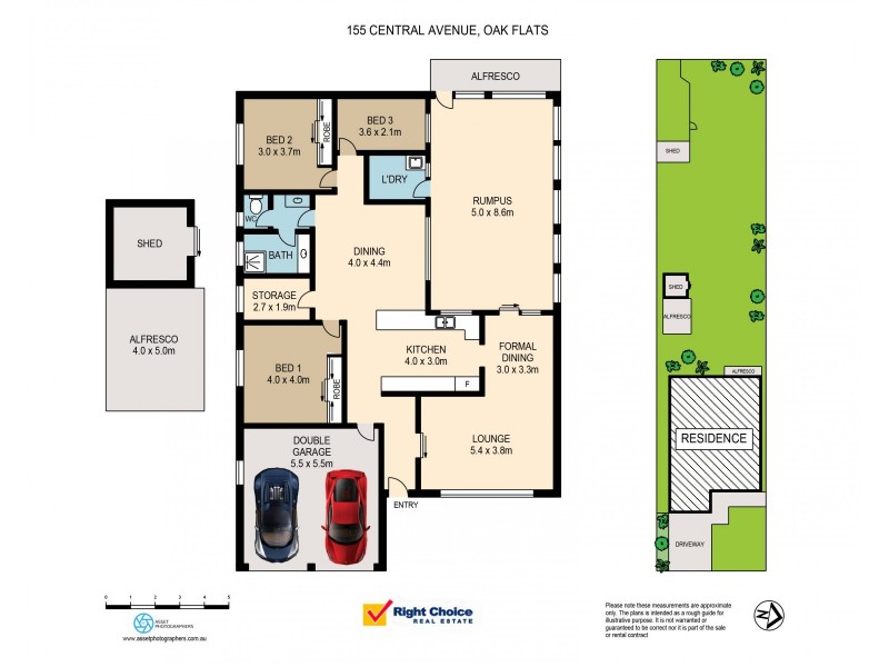 155 Central Avenue, Oak Flats NSW 2529 Floorplan