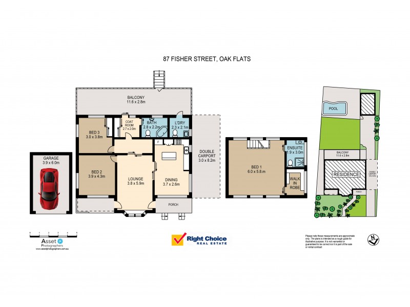 87 Fisher Street, Oak Flats NSW 2529 Floorplan