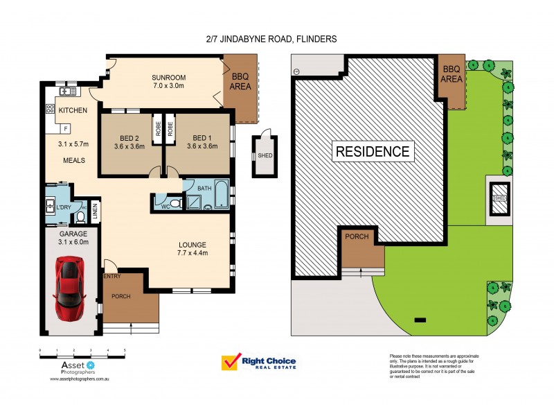 2/7 Jindabyne Road, Flinders NSW 2529 Floorplan