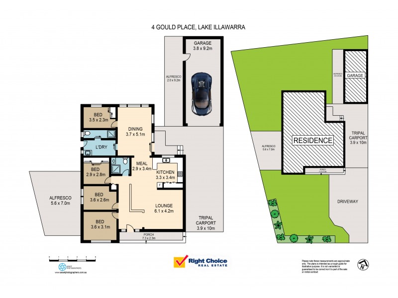4 Gould Place, Lake Illawarra NSW 2528 Floorplan