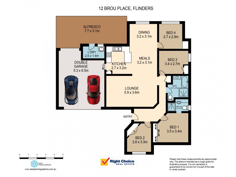 12 Brou Place, Flinders NSW 2529 Floorplan