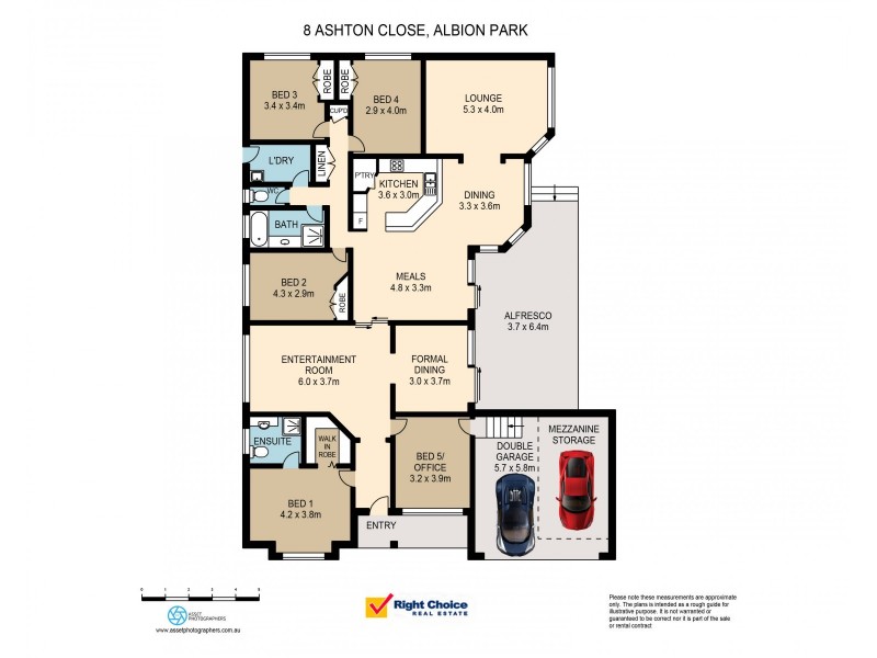 8 Ashton Close, Albion Park NSW 2527 Floorplan