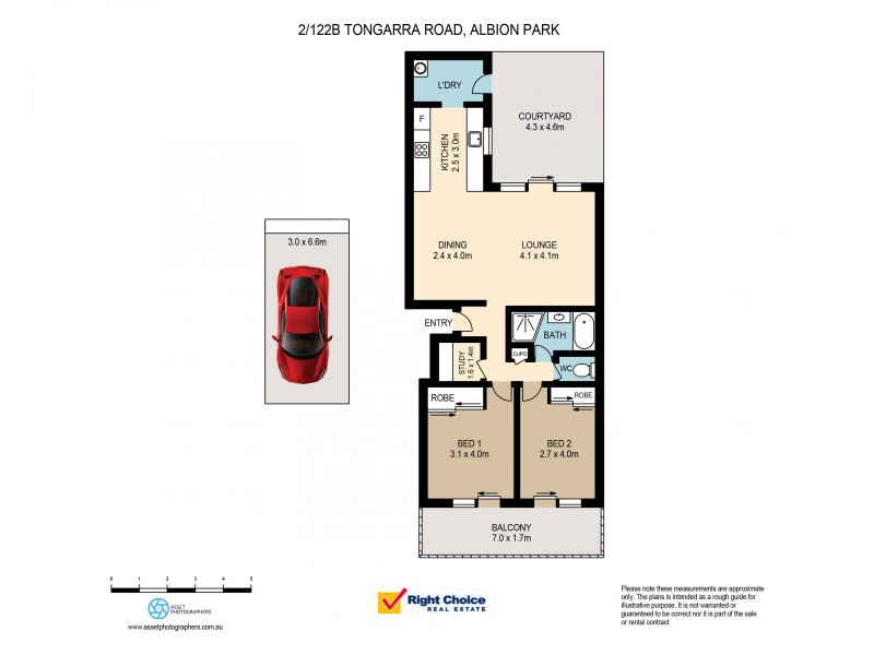 2/122B Tongarra Road, Albion Park NSW 2527 Floorplan