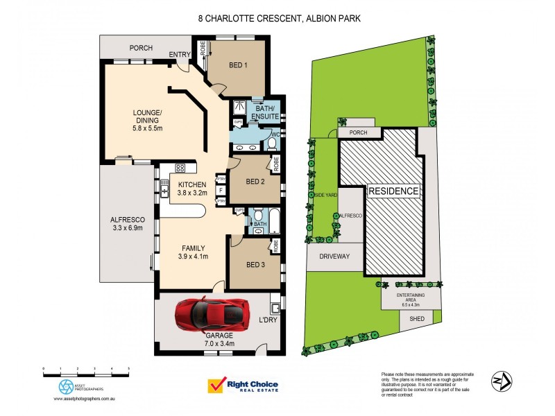 8 Charlotte Crescent, Albion Park NSW 2527 Floorplan