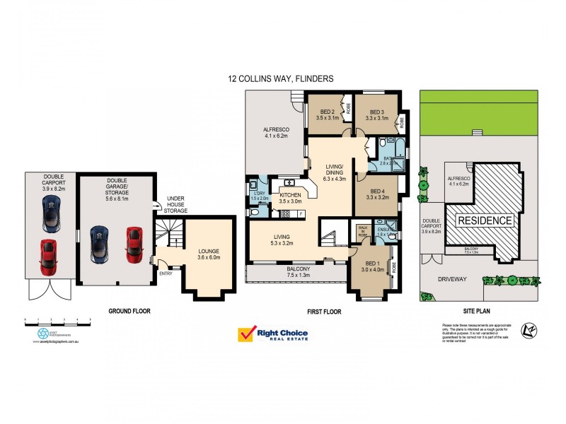 12 Collins Way, Flinders NSW 2529 Floorplan
