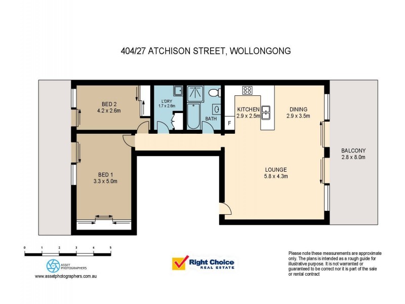 404/27 Atchison Street, Wollongong NSW 2500 Floorplan