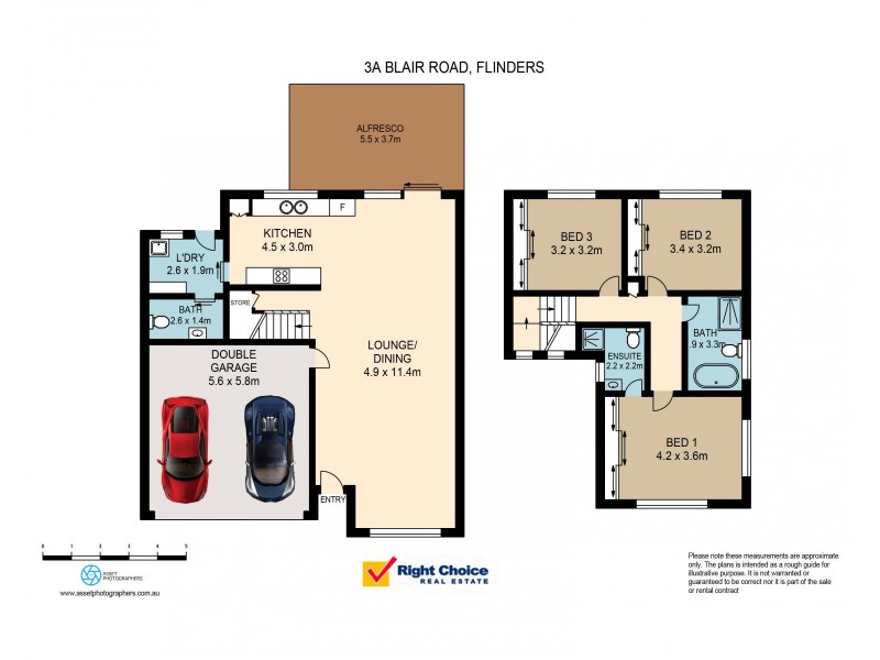 3A Blair Road, Flinders NSW 2529 Floorplan