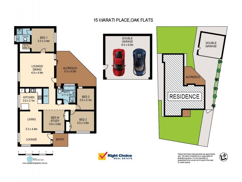15 Warati Place, Oak Flats NSW 2529 Floorplan