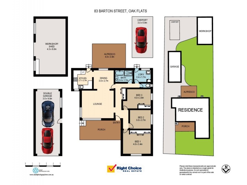 83 Barton Street, Oak Flats NSW 2529 Floorplan